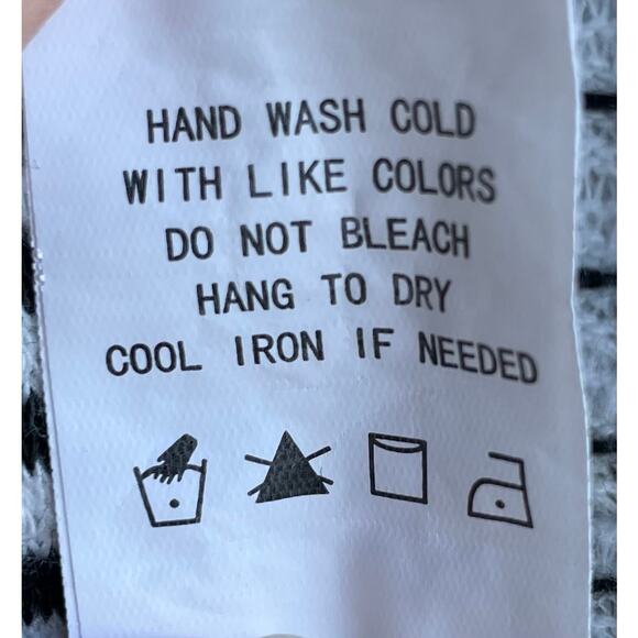 Black and White MELLODAY hoodie Medium - Picture 5 of 6